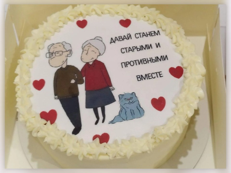 Бенто-торт с картинкой